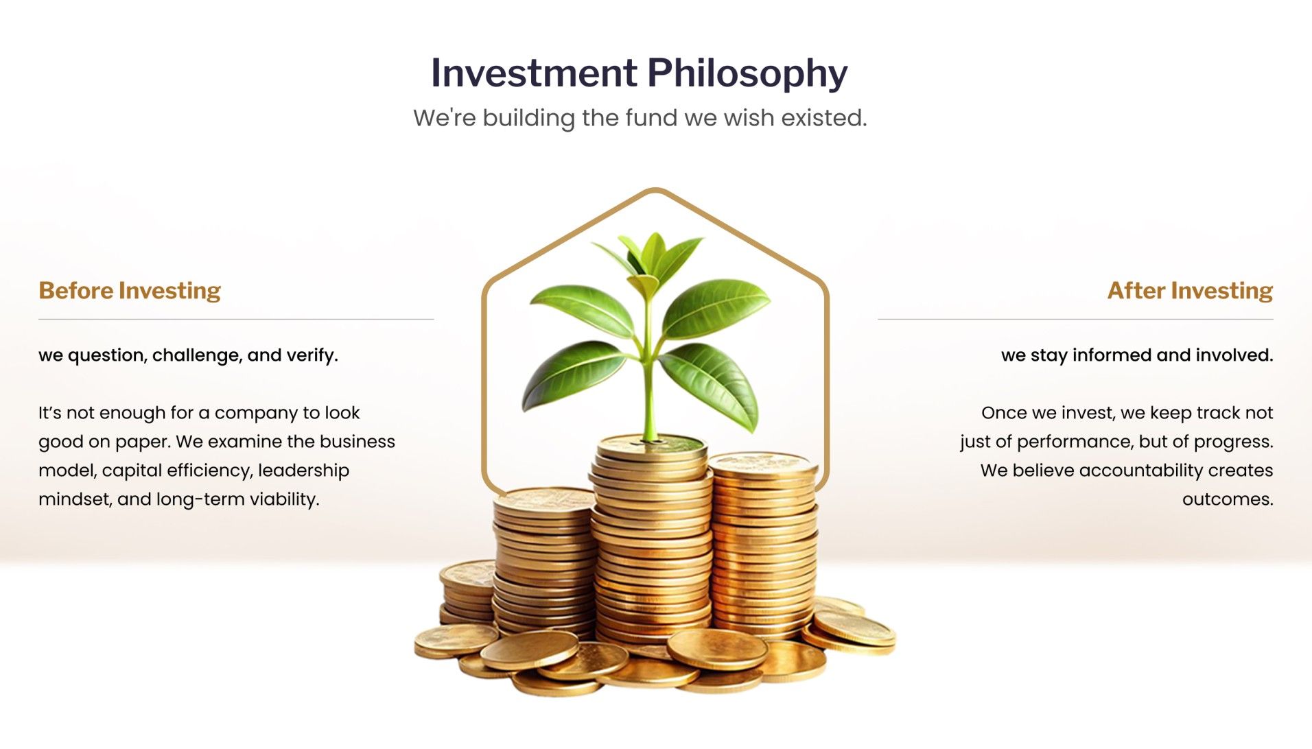 Investment Philosophy